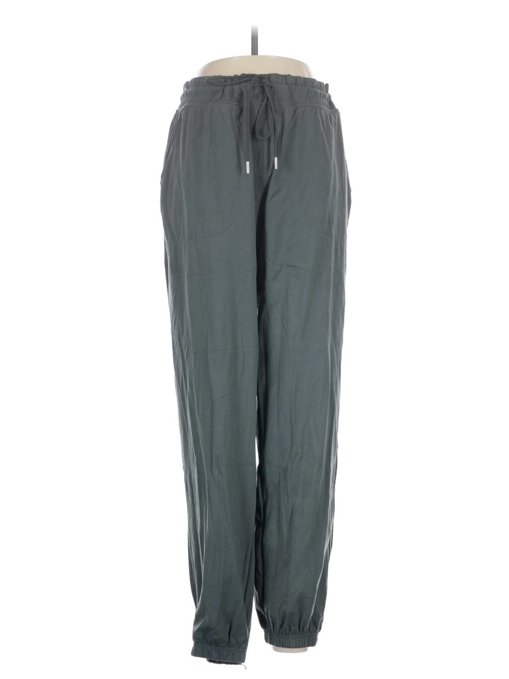 Women's Elastic-Waist Joggers in Dark Gray
